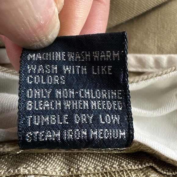 Polo Ralph Lauren Pants Men 38 x 32 Tan Khaki Andrew Straight Leg Bottoms - Picture 10 of 10